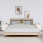 Mesitas de noche 2 uds madera maciza pino blanco 40x34x45 cm de vidaXL, Mesitas de noche - Ref: Foro24-818278, Precio: 68,05 ...