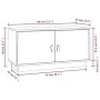 Solid pine wood TV stand 80x34x40 cm by vidaXL, TV Furniture - Ref: Foro24-818230, Price: 70,33 €, Discount: %