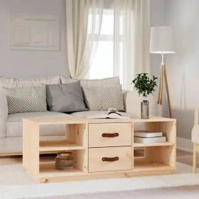 Solid pine wood coffee table 100x50x41 cm by vidaXL, Coffee table - Ref: Foro24-818270, Price: 92,36 €, Discount: %