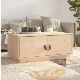 Couchtisch aus massivem Kiefernholz, 80 x 50 x 35 cm von vidaXL, Couchtisch - Ref: Foro24-818250, Preis: 66,96 €, Rabatt: %