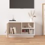 Massiver TV-Schrank aus weißem Kiefernholz, 70 x 34 x 40 cm von vidaXL, TV-Möbel - Ref: Foro24-818236, Preis: 65,91 €, Rabatt: %