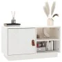 Massiver TV-Schrank aus weißem Kiefernholz, 70 x 34 x 40 cm von vidaXL, TV-Möbel - Ref: Foro24-818236, Preis: 65,00 €, Rabatt: %