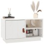 Massiver TV-Schrank aus weißem Kiefernholz, 70 x 34 x 40 cm von vidaXL, TV-Möbel - Ref: Foro24-818236, Preis: 65,91 €, Rabatt: %