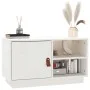 Massiver TV-Schrank aus weißem Kiefernholz, 70 x 34 x 40 cm von vidaXL, TV-Möbel - Ref: Foro24-818236, Preis: 65,00 €, Rabatt: %