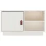 Massiver TV-Schrank aus weißem Kiefernholz, 70 x 34 x 40 cm von vidaXL, TV-Möbel - Ref: Foro24-818236, Preis: 65,00 €, Rabatt: %
