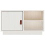 Massiver TV-Schrank aus weißem Kiefernholz, 70 x 34 x 40 cm von vidaXL, TV-Möbel - Ref: Foro24-818236, Preis: 65,91 €, Rabatt: %