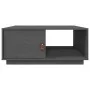 Solid gray pine wood coffee table 80x50x35.5 cm by vidaXL, Coffee table - Ref: Foro24-818262, Price: 60,20 €, Discount: %