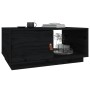 Solid black pine wood coffee table 80x50x35.5 cm by vidaXL, Coffee table - Ref: Foro24-818264, Price: 57,41 €, Discount: %