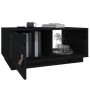 Solid black pine wood coffee table 80x50x35.5 cm by vidaXL, Coffee table - Ref: Foro24-818264, Price: 57,41 €, Discount: %
