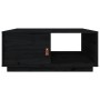 Solid black pine wood coffee table 80x50x35.5 cm by vidaXL, Coffee table - Ref: Foro24-818264, Price: 57,41 €, Discount: %