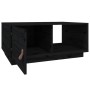 Solid black pine wood coffee table 80x50x35.5 cm by vidaXL, Coffee table - Ref: Foro24-818264, Price: 57,41 €, Discount: %