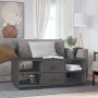 Solid gray pine wood coffee table 100x50x41 cm by vidaXL, Coffee table - Ref: Foro24-818272, Price: 126,46 €, Discount: %
