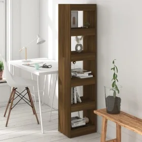 Brown oak shelving/space divider 40x30x166 cm by vidaXL, Bookcases and shelves - Ref: Foro24-813595, Price: 61,88 €, Discount: %