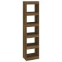 Regal/Raumteiler aus brauner Eiche, 40 x 30 x 166 cm von vidaXL, Bücherregale und Regale - Ref: Foro24-813595, Preis: 62,58 €...