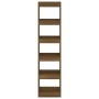 Brown oak shelving/space divider 40x30x166 cm by vidaXL, Bookcases and shelves - Ref: Foro24-813595, Price: 62,58 €, Discount: %