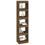 Regal/Raumteiler aus brauner Eiche, 40 x 30 x 166 cm von vidaXL, Bücherregale und Regale - Ref: Foro24-813595, Preis: 62,58 €...
