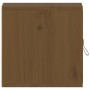 Honigbrauner Hängeschrank aus massivem Kiefernholz 31,5x30x30cm von vidaXL, Regale und Regale - Ref: Foro24-818361, Preis: 47...