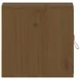 Solid pine wood honey brown wall cabinet 31.5x30x30cm by vidaXL, Shelves and shelves - Ref: Foro24-818361, Price: 46,38 €, Di...