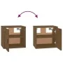 Solid pine wood honey brown wall cabinet 31.5x30x30cm by vidaXL, Shelves and shelves - Ref: Foro24-818361, Price: 46,38 €, Di...