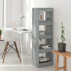 Gray Sonoma shelf/space divider 40x30x135 cm by vidaXL, Bookcases and shelves - Ref: Foro24-813591, Price: 49,26 €, Discount: %