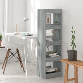 Sonoma grau Regal/Raumteiler 40x30x135 cm von vidaXL, Bücherregale und Regale - Ref: Foro24-813591, Preis: 49,84 €, Rabatt: %