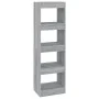 Gray Sonoma shelf/space divider 40x30x135 cm by vidaXL, Bookcases and shelves - Ref: Foro24-813591, Price: 49,26 €, Discount: %