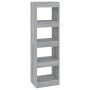 Sonoma grau Regal/Raumteiler 40x30x135 cm von vidaXL, Bücherregale und Regale - Ref: Foro24-813591, Preis: 49,84 €, Rabatt: %