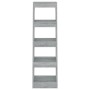 Sonoma grau Regal/Raumteiler 40x30x135 cm von vidaXL, Bücherregale und Regale - Ref: Foro24-813591, Preis: 49,84 €, Rabatt: %