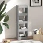 Gray Sonoma shelf/space divider 40x30x135 cm by vidaXL, Bookcases and shelves - Ref: Foro24-813591, Price: 49,26 €, Discount: %
