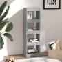 Sonoma grau Regal/Raumteiler 40x30x135 cm von vidaXL, Bücherregale und Regale - Ref: Foro24-813591, Preis: 49,84 €, Rabatt: %