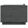 Cajas de almacenaje con tapa 3 pzas madera maciza pino gris de vidaXL, Taquillas y armarios de almacenamiento - Ref: Foro24-8...