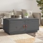 Couchtisch aus massivem grauem Kiefernholz, 80 x 50 x 35 cm von vidaXL, Couchtisch - Ref: Foro24-818252, Preis: 80,14 €, Raba...