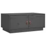 Couchtisch aus massivem grauem Kiefernholz, 80 x 50 x 35 cm von vidaXL, Couchtisch - Ref: Foro24-818252, Preis: 79,27 €, Raba...