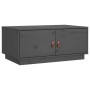 Couchtisch aus massivem grauem Kiefernholz, 80 x 50 x 35 cm von vidaXL, Couchtisch - Ref: Foro24-818252, Preis: 80,14 €, Raba...