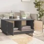 Couchtisch aus massivem grauem Kiefernholz, 80 x 50 x 35 cm von vidaXL, Couchtisch - Ref: Foro24-818252, Preis: 79,27 €, Raba...