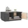 Couchtisch aus massivem grauem Kiefernholz, 80 x 50 x 35 cm von vidaXL, Couchtisch - Ref: Foro24-818252, Preis: 79,27 €, Raba...