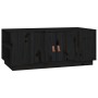 Couchtisch aus massivem schwarzem Kiefernholz, 100 x 50 x 41 cm von vidaXL, Couchtisch - Ref: Foro24-818259, Preis: 119,90 €,...