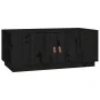 Couchtisch aus massivem schwarzem Kiefernholz, 100 x 50 x 41 cm von vidaXL, Couchtisch - Ref: Foro24-818259, Preis: 118,36 €,...