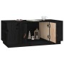 Couchtisch aus massivem schwarzem Kiefernholz, 100 x 50 x 41 cm von vidaXL, Couchtisch - Ref: Foro24-818259, Preis: 119,90 €,...