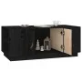 Couchtisch aus massivem schwarzem Kiefernholz, 100 x 50 x 41 cm von vidaXL, Couchtisch - Ref: Foro24-818259, Preis: 118,36 €,...