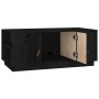 Mesa de centro de madera maciza de pino negro 100x50x41 cm de vidaXL, Mesas de centro - Ref: Foro24-818259, Precio: 119,84 €,...