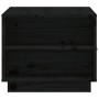 Mesa de centro de madera maciza de pino negro 100x50x41 cm de vidaXL, Mesas de centro - Ref: Foro24-818259, Precio: 119,84 €,...
