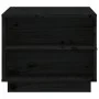 Solid black pine wood coffee table 100x50x41 cm by vidaXL, Coffee table - Ref: Foro24-818259, Price: 118,36 €, Discount: %