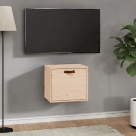 Solid pine wood wall cabinet 40x30x35 cm by vidaXL, Shelves and shelves - Ref: Foro24-818345, Price: 52,07 €, Discount: %