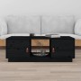 Couchtisch aus massivem schwarzem Kiefernholz, 100 x 50 x 35 cm von vidaXL, Couchtisch - Ref: Foro24-818269, Preis: 90,83 €, ...