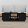 Solid black pine wood coffee table 100x50x35 cm by vidaXL, Coffee table - Ref: Foro24-818269, Price: 89,90 €, Discount: %