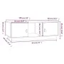 Solid black pine wood coffee table 100x50x35 cm by vidaXL, Coffee table - Ref: Foro24-818269, Price: 89,90 €, Discount: %