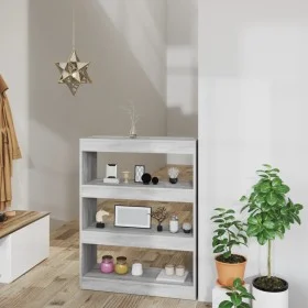 Sonoma gray plywood shelving 80x30x103 cm by vidaXL, Bookcases and shelves - Ref: Foro24-813618, Price: 46,95 €, Discount: %