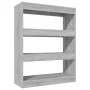 Estantería madera contrachapada gris Sonoma 80x30x103 cm de vidaXL, Librerías y estanterías - Ref: Foro24-813618, Precio: 46,...