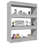 Sonoma-graues Sperrholzregal 80x30x103 cm von vidaXL, Bücherregale und Regale - Ref: Foro24-813618, Preis: 55,78 €, Rabatt: %